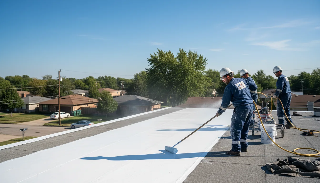 Commercial roof coating in Climax, MN near me